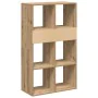 Estantería de madera ingeniería roble artisan 66x31x112 cm by , Bookcases and shelves - Ref: Foro24-860309, Price: 79,29 €, D...