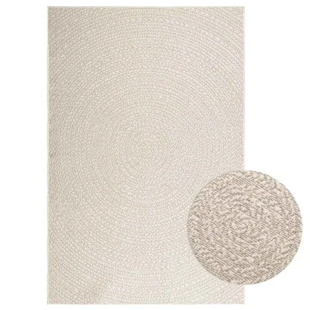 Alfombra ZIZUR apariencia yute interior exterior crema de , Alfombras - Ref: Foro24-4010378, Precio: 86,49 €, Descuento: %