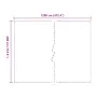 Lona transparente con ojales polietileno 4x12 m de , Lonas impermeables - Ref: Foro24-4018523, Precio: 76,48 €, Descuento: %