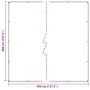 Lona transparente con ojales PVC 4x4 m de , Lonas impermeables - Ref: Foro24-4018606, Precio: 77,05 €, Descuento: %