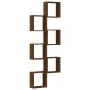 Estantes cubo de pared 6 unidades roble marrón 30x15x30 cm by , Shelves and shelves - Ref: Foro24-815887, Price: 46,48 €, Dis...