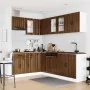 Mueble cocina Lucca roble marrón 11 pzas madera contrachapada von , Küchenschränke - Ref: Foro24-3314898, Preis: 698,29 €, Ra...