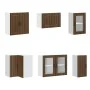 Mueble cocina Lucca roble marrón 11 pzas madera contrachapada von , Küchenschränke - Ref: Foro24-3314898, Preis: 698,29 €, Ra...