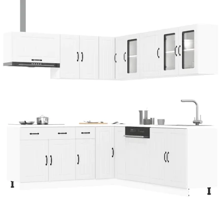 Mueble de cocina Lucca blanco 11 piezas madera contrachapada von , Küchenschränke - Ref: Foro24-3314921, Preis: 720,70 €, Rab...
