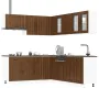 Mueble cocina Lucca roble marrón 11 pzas madera contrachapada by , Kitchen cabinets - Ref: Foro24-3314928, Price: 719,51 €, D...