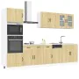 Mueble cocina Kalmar roble sonoma 7 pzas madera contrachapada de , Armarios de cocina - Ref: Foro24-3314734, Precio: 582,39 €...