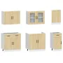 Mueble cocina Kalmar roble sonoma 7 pzas madera contrachapada de , Armarios de cocina - Ref: Foro24-3314734, Precio: 582,39 €...