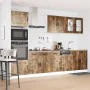 Mueble cocina Kalmar roble ahumado 7 pzas madera contrachapada by , Kitchen cabinets - Ref: Foro24-3314736, Price: 622,24 €, ...