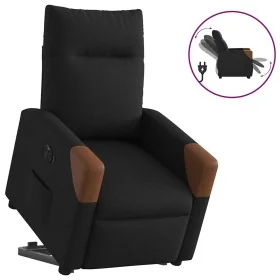 Sillón eléctrico reclinable elevable de tela negro by , Armchairs - Ref: Foro24-3324024, Price: 322,97 €, Discount: %