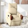 Sillón eléctrico reclinable elevable de tela color crema by , Armchairs - Ref: Foro24-3324026, Price: 323,93 €, Discount: %