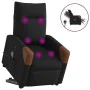 Sillón de masaje eléctrico reclinable elevable tela negro von , Sessel - Ref: Foro24-3324032, Preis: 340,23 €, Rabatt: %
