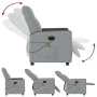Sillón reclinable de masaje eléctrico tela gris claro by , Armchairs - Ref: Foro24-3324045, Price: 256,88 €, Discount: %