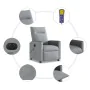 Sillón reclinable de masaje eléctrico tela gris claro by , Armchairs - Ref: Foro24-3324045, Price: 256,88 €, Discount: %