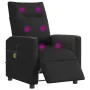 Sillón reclinable de masaje eléctrico tela negro by , Armchairs - Ref: Foro24-3324047, Price: 256,42 €, Discount: %