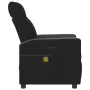 Sillón reclinable de masaje eléctrico tela negro by , Armchairs - Ref: Foro24-3324047, Price: 256,42 €, Discount: %
