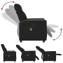 Sillón reclinable de masaje eléctrico tela negro by , Armchairs - Ref: Foro24-3324047, Price: 256,42 €, Discount: %