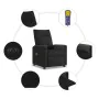 Sillón reclinable de masaje eléctrico tela negro by , Armchairs - Ref: Foro24-3324047, Price: 256,42 €, Discount: %