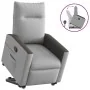 Sillón reclinable elevable de tela gris nube by , Armchairs - Ref: Foro24-3324051, Price: 274,84 €, Discount: %