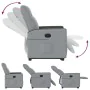 Sillón eléctrico reclinable elevable de tela gris claro by , Armchairs - Ref: Foro24-3324066, Price: 313,77 €, Discount: %