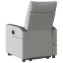 Sillón de masaje eléctrico reclinable elevable tela gris nube by , Armchairs - Ref: Foro24-3324072, Price: 342,14 €, Discount: %