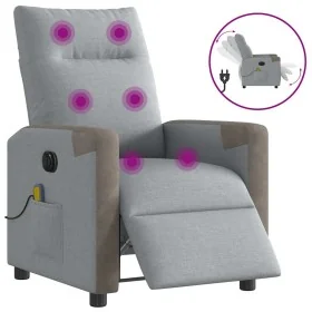 Sillón reclinable de masaje eléctrico tela gris claro von , Sessel - Ref: Foro24-3324085, Preis: 254,72 €, Rabatt: %