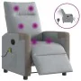Sillón reclinable de masaje eléctrico tela gris claro by , Armchairs - Ref: Foro24-3324085, Price: 254,63 €, Discount: %