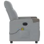 Sillón reclinable de masaje eléctrico tela gris claro by , Armchairs - Ref: Foro24-3324085, Price: 254,63 €, Discount: %