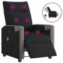 Sillón reclinable de masaje eléctrico tela negro by , Armchairs - Ref: Foro24-3324087, Price: 250,20 €, Discount: %