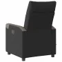 Sillón reclinable de masaje eléctrico tela negro by , Armchairs - Ref: Foro24-3324087, Price: 250,20 €, Discount: %