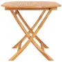 Folding garden table solid teak wood 160x80x75 cm by vidaXL, Garden tables - Ref: Foro24-48998, Price: 203,05 €, Discount: %