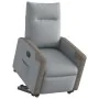 Sillón eléctrico reclinable elevable de tela gris claro de , Sillones - Ref: Foro24-3324100, Precio: 326,28 €, Descuento: %