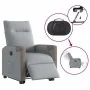 Sillón eléctrico reclinable elevable de tela gris claro de , Sillones - Ref: Foro24-3324100, Precio: 326,28 €, Descuento: %