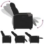 Sillón eléctrico reclinable elevable de tela negro by , Armchairs - Ref: Foro24-3324102, Price: 323,94 €, Discount: %