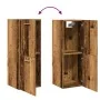 Armario pared baño madera ingeniería envejecida 30x30x80 cm de , Muebles de baño - Ref: Foro24-856218, Precio: 43,44 €, Descu...