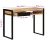 Escritorio 100x50x75 cm madera maciza mango de , Escritorios - Ref: Foro24-4015931, Precio: 202,75 €, Descuento: %