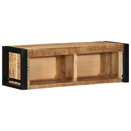 Mueble de TV madera maciza de mango rugosa 80x30x25 cm von , CD- und DVD-Speicher - Ref: Foro24-4015933, Preis: 110,57 €, Rab...