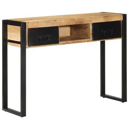 Mesa consola madera maciza mango 100x35x75 cm by , console tables - Ref: Foro24-4015927, Price: 169,11 €, Discount: %