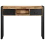 Mesa consola madera maciza mango 100x35x75 cm by , console tables - Ref: Foro24-4015927, Price: 169,11 €, Discount: %