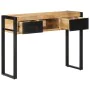 Mesa consola madera maciza mango 100x35x75 cm by , console tables - Ref: Foro24-4015927, Price: 169,11 €, Discount: %