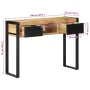 Mesa consola madera maciza mango 100x35x75 cm by , console tables - Ref: Foro24-4015927, Price: 169,11 €, Discount: %