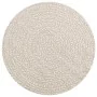 Alfombra ZIZUR aspecto yute interior/exterior crema Ø 90 cm von , Teppiche - Ref: Foro24-4010384, Preis: 42,00 €, Rabatt: %