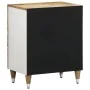Mesita de noche madera maciza de mango 50x33x60 cm by , Nightstands - Ref: Foro24-4018673, Price: 104,25 €, Discount: %