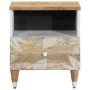 Mesitas de noche 2 uds madera maciza de mango 40x33x46 cm de , Mesitas de noche - Ref: Foro24-4018671, Precio: 118,16 €, Desc...
