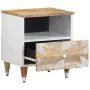 Mesitas de noche 2 uds madera maciza de mango 40x33x46 cm de , Mesitas de noche - Ref: Foro24-4018671, Precio: 118,16 €, Desc...