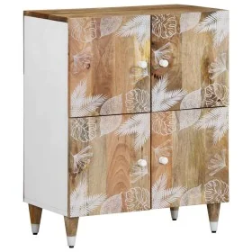 Aparador de madera maciza de mango 60x33,5x75 cm by , CD and DVD storage - Ref: Foro24-4018690, Price: 120,03 €, Discount: %