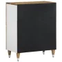 Aparador de madera maciza de mango 60x33,5x75 cm von , CD- und DVD-Speicher - Ref: Foro24-4018690, Preis: 120,03 €, Rabatt: %