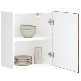 Armarios pared para cocina 2 uds Porto roble ahumado by , Kitchen cabinets - Ref: Foro24-854048, Price: 109,69 €, Discount: %