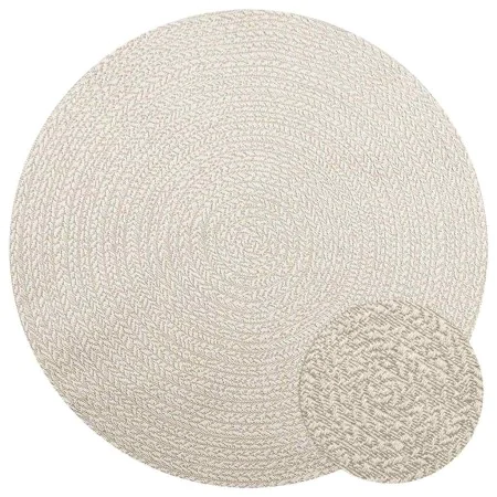 Alfombra ZIZUR aspecto yute interior/exterior crema Ø 160 cm von , Teppiche - Ref: Foro24-4010386, Preis: 84,91 €, Rabatt: %