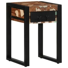 Mesa auxiliar multicolor 35x35x50 cm madera maciza reciclada by , Side tables - Ref: Foro24-4015944, Price: 80,30 €, Discount: %