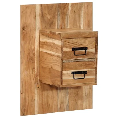 Mesita de noche madera maciza de acacia 60x32x80 cm de , Mesitas de noche - Ref: Foro24-4017529, Precio: 92,46 €, Descuento: %